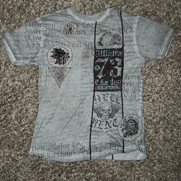 Authentic Like NEW Affliction T-Shirt - Men’s Medium - Picture 1 of 5